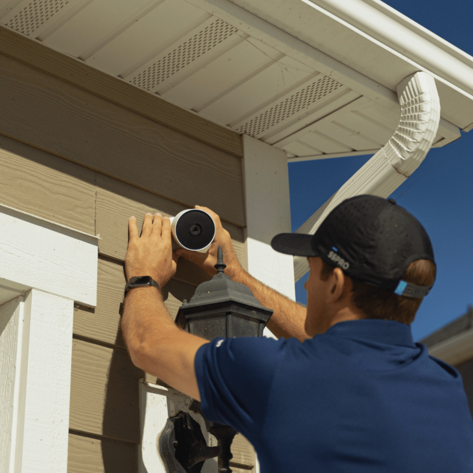 Home security installation