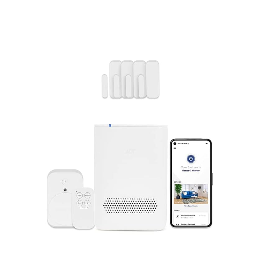ADT-monitored alarms and sensors